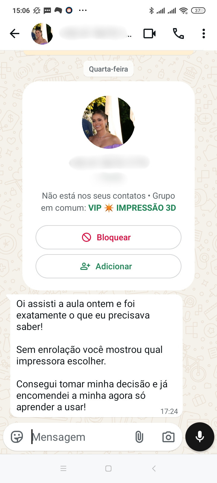 Depoimento escrito