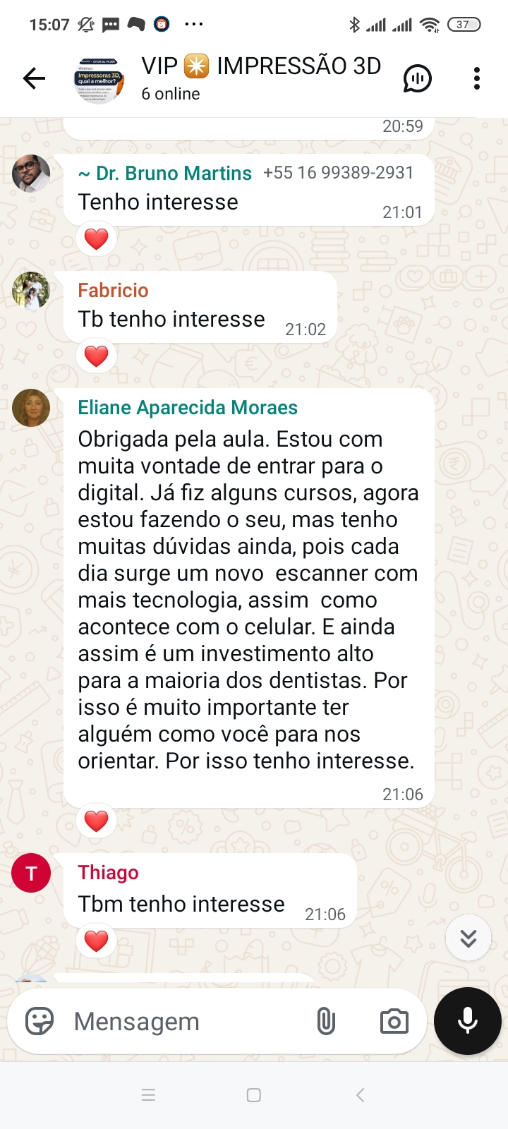 Depoimento escrito